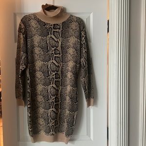 Fashion nova sweater dress 100% acrylic